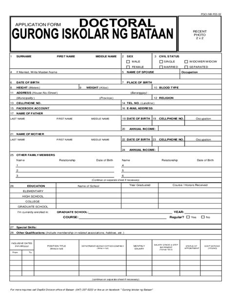 2. Iskolar ng Bataan Application .
